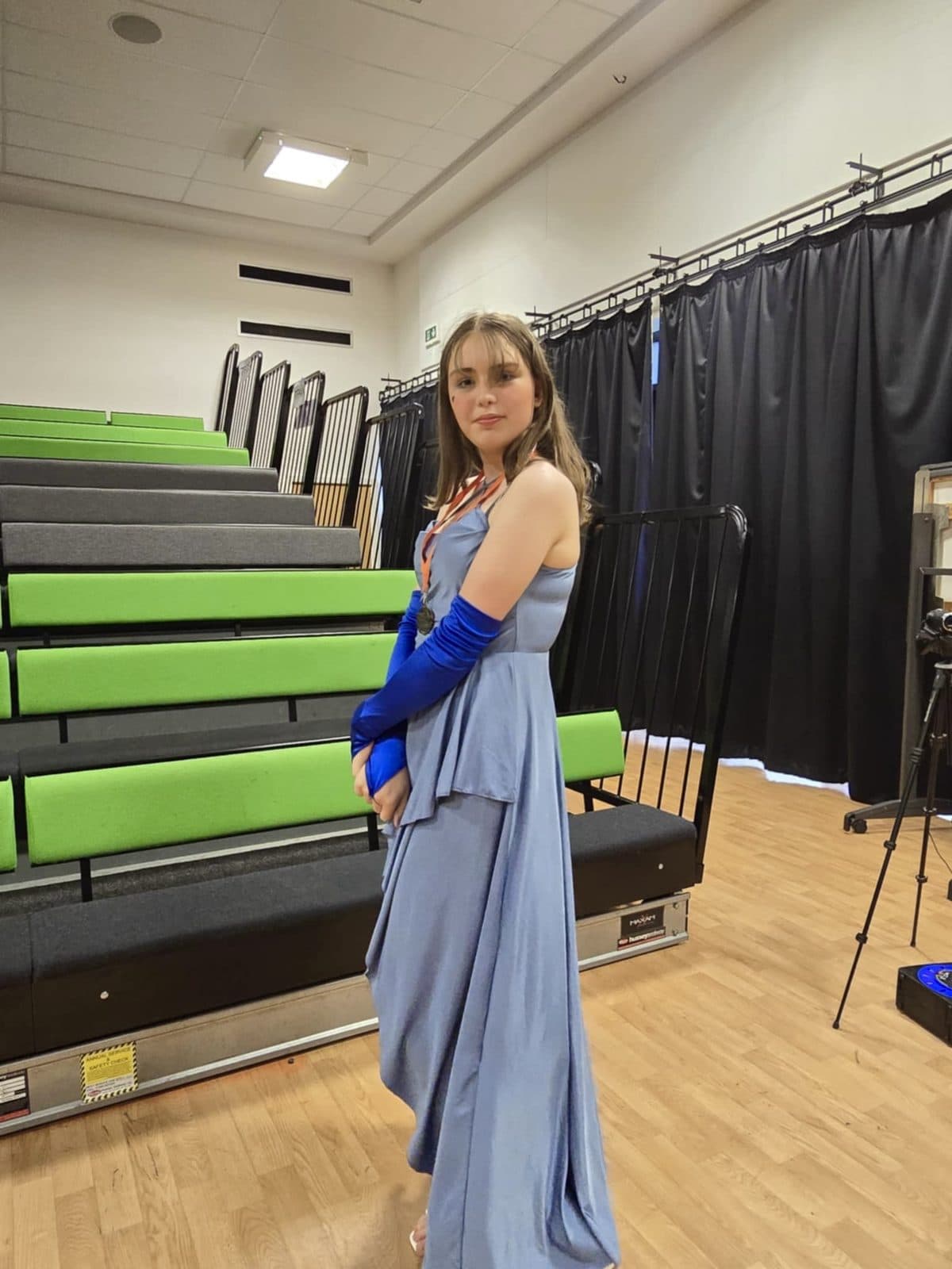 Student during a CogniMusica instrumental session