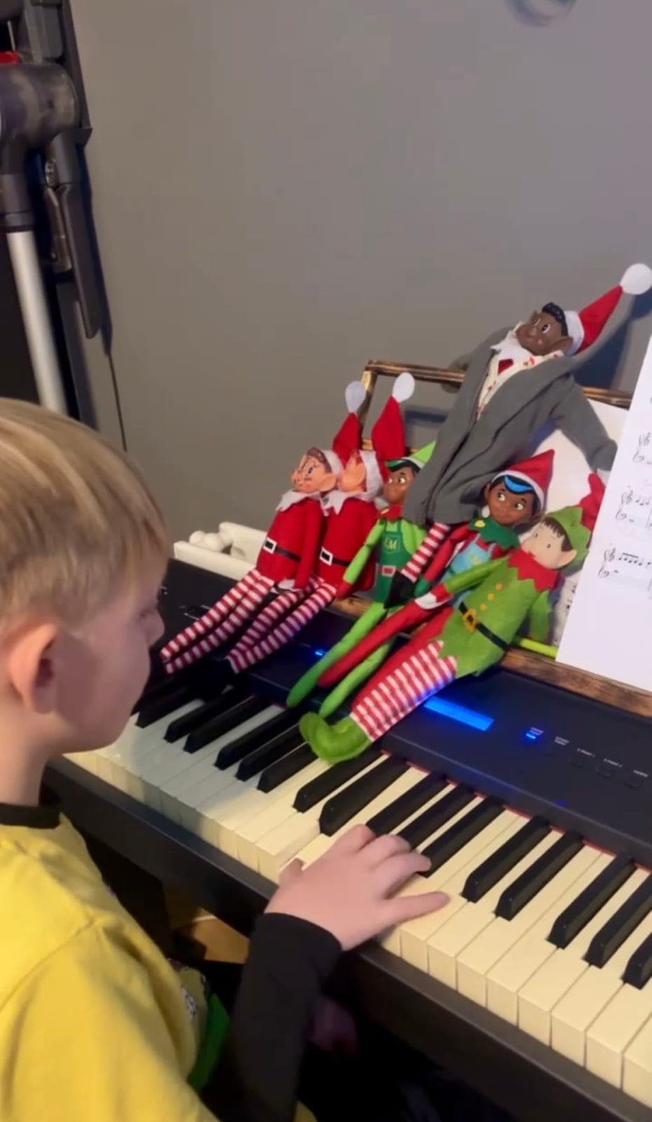 Student during a CogniMusica instrumental session