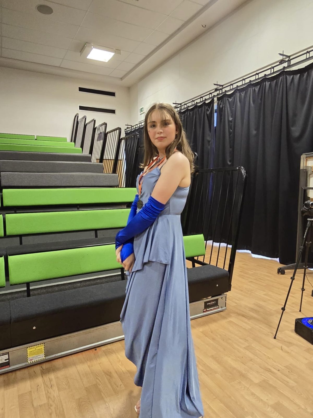 Student during a CogniMusica instrumental session